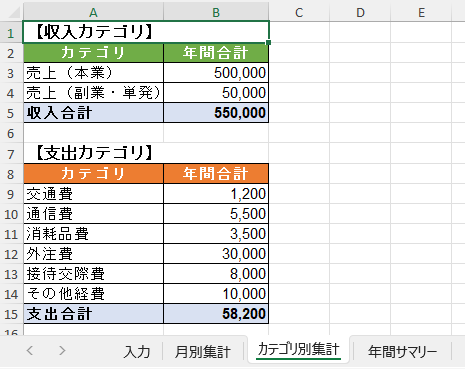 Claudeでエクセル収支管理表を作る｜関数も書式設定も30分で完成